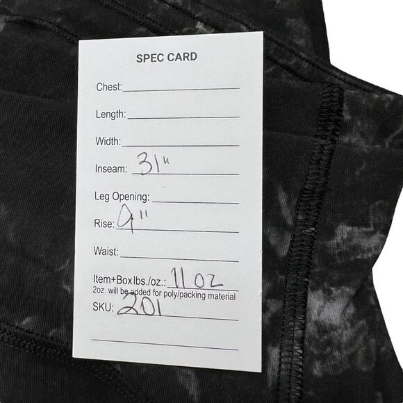 Lululemon Swift Speed High Rise Tight 31" Inseam Aquila Black Size 4 Tall - Picture 9 of 9